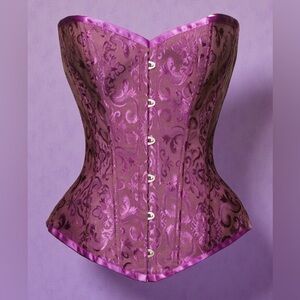 Purple Brocade Corset